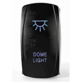 Quake LED ロッカースイッチ ドームライト 2ウェイ 5ピン ブルー