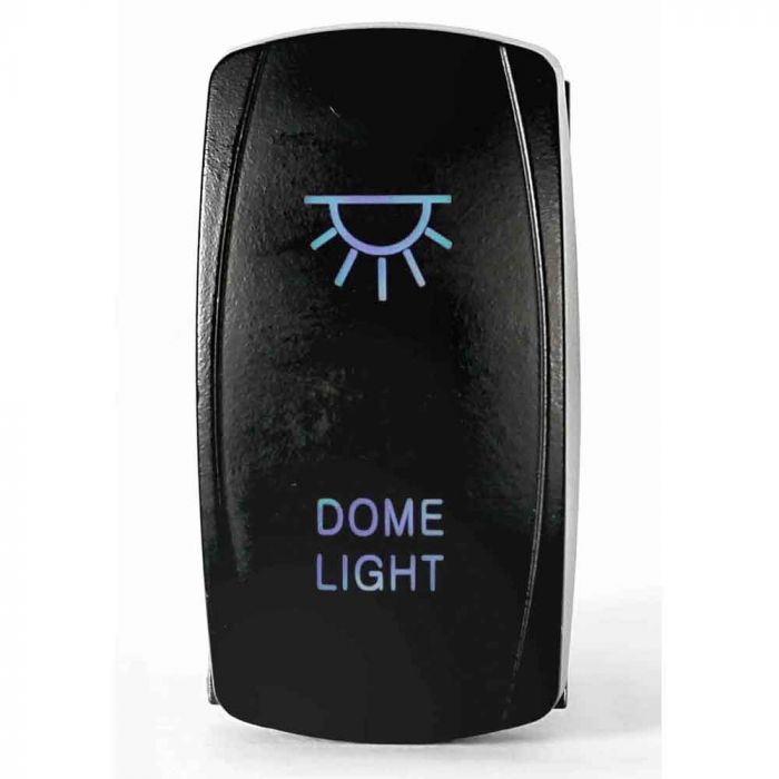 Quake LED ロッカースイッチ ドームライト 2ウェイ 5ピン ブルー