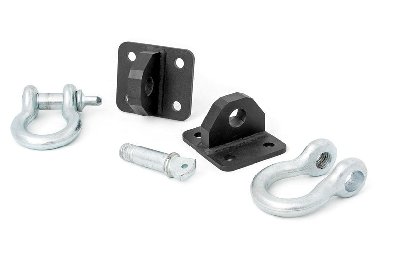 ラフカントリー Dリングシャックル&マウント TJ Stubby / XJ Winch バンパー用 ジープ チェロキー XJ / ラングラー TJ