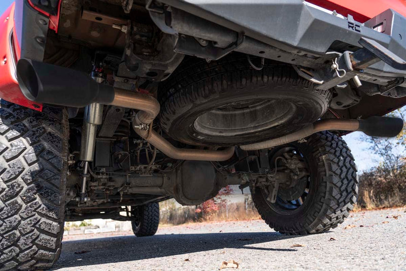 ラフカントリー デュアルキャットバックエキゾーストシステム | フォード F-150 2WD/4WD (2015-2020) スタンダードキャブ除く