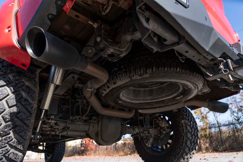 ラフカントリー デュアルキャットバックエキゾーストシステム | フォード F-150 2WD/4WD (2015-2020) スタンダードキャブ除く