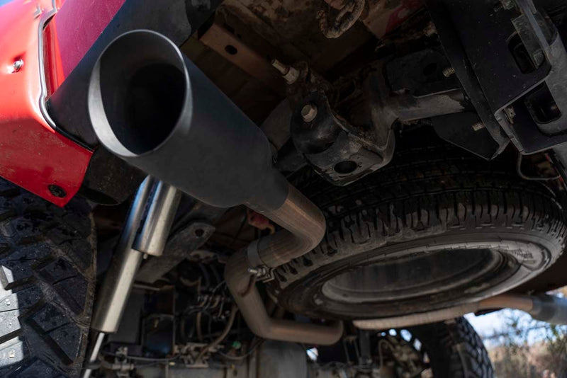 ラフカントリー デュアルキャットバックエキゾーストシステム | フォード F-150 2WD/4WD (2015-2020) スタンダードキャブ除く