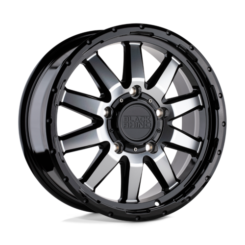 ブラックライノ EXCURSION 18×8 6×139.7 オフセット+35 センターボア112.1 グロスブラック/ミラーフェイス