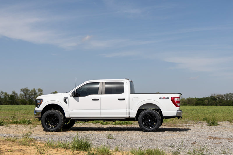 ラフカントリー SRL2 アジャスタブルアルミニウムステップ クルーキャブ フォード F-150/Lightning/F-250/F-350/Raptor