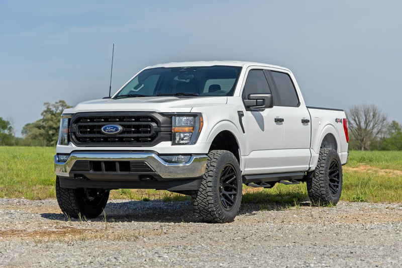 ラフカントリー SRL2 アジャスタブルアルミニウムステップ クルーキャブ フォード F-150/Lightning/F-250/F-350/Raptor