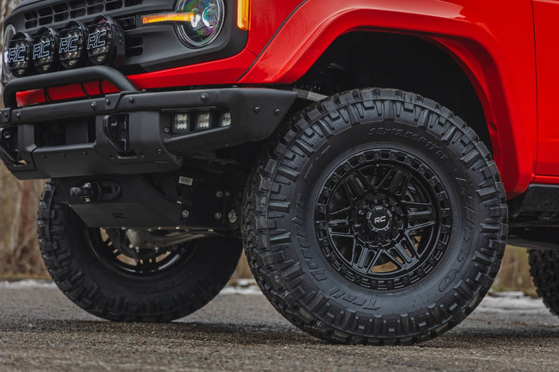 ラフカントリー 76 Series ホイール シミュレーテッドビードロック グロスブラック 17x9 5x4.5 +0mm