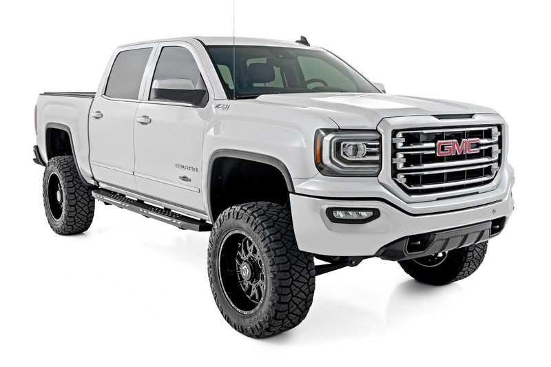 ラフカントリー AC2 ランニングボード アンバー/ホワイトLED クルーキャブ シボレー/GMC 1500 2007-2018