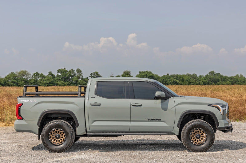 ラフカントリー RPT2 ランニングボード クルーキャブ ブラック トヨタ Tundra 2WD/4WD (2022-2026)