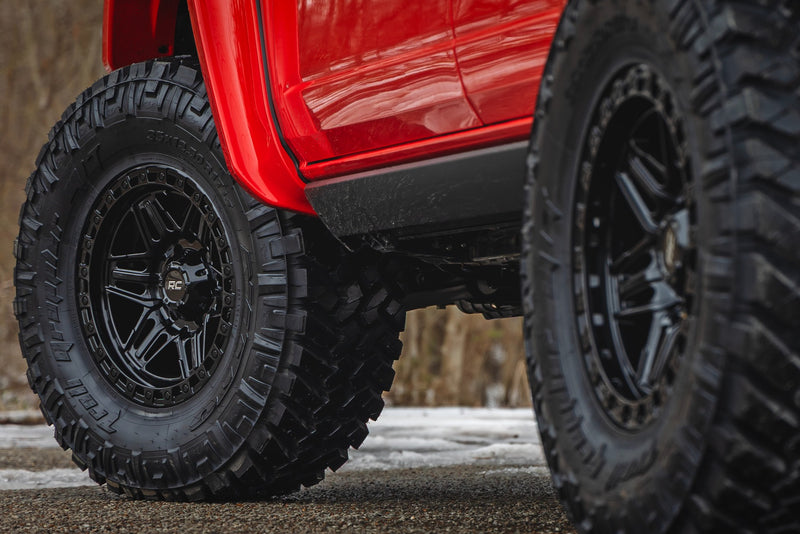 ラフカントリー 76 Series ホイール シミュレーテッドビードロック グロスブラック 17x9 8x170 -12mm