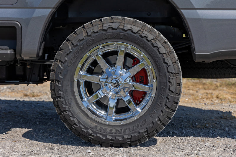 ラフカントリー キャリパーカバー フロント&リア レッド フォード F-250/F-350 Super Duty 2023-2026