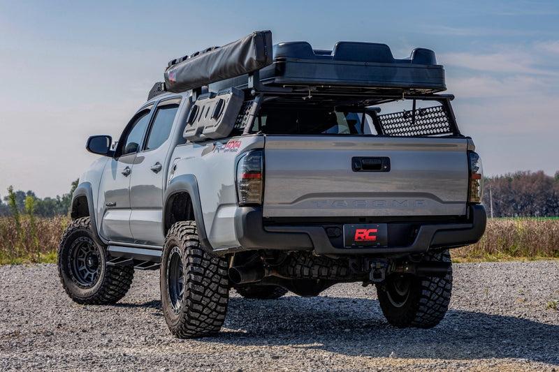 ラフカントリー SRL2 アジャスタブルアルミニウムランニングボード ダブルキャブ トヨタ タコマ 2WD/4WD