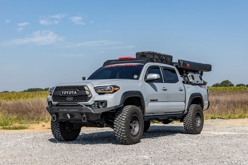 ラフカントリー SRL2 アジャスタブルアルミニウムランニングボード ダブルキャブ トヨタ タコマ 2WD/4WD