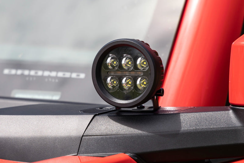 ラフカントリー Black Series 丸型LEDライト 3.5インチ アンバーDRL 2個セット