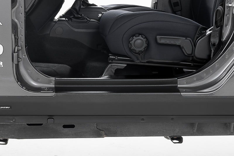 ラフカントリー Trail Cladding ロッカーシルプレート ジープ ラングラー Unlimited JL 4ドア 2019-2026