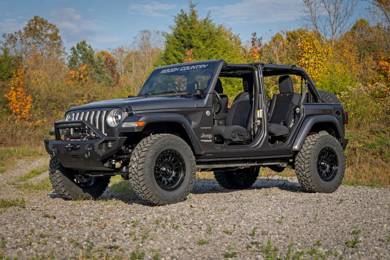 ラフカントリー Trail Cladding ロッカーシルプレート ジープ ラングラー Unlimited JL 4ドア 2019-2026