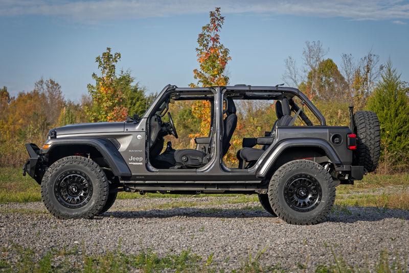ラフカントリー Trail Cladding ロッカーシルプレート ジープ ラングラー Unlimited JL 4ドア 2019-2026