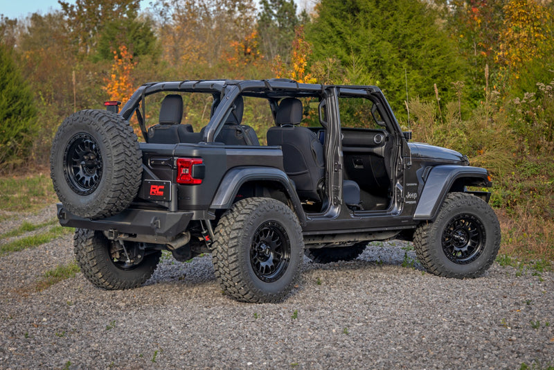 ラフカントリー Trail Cladding ロッカーシルプレート ジープ ラングラー Unlimited JL 4ドア 2019-2026