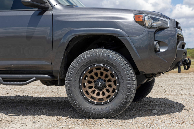 ラフカントリー 87 Series ホイール シミュレーテッドビードロック ブロンズ/ブラック 17x8.5 5x4.5 +0mm