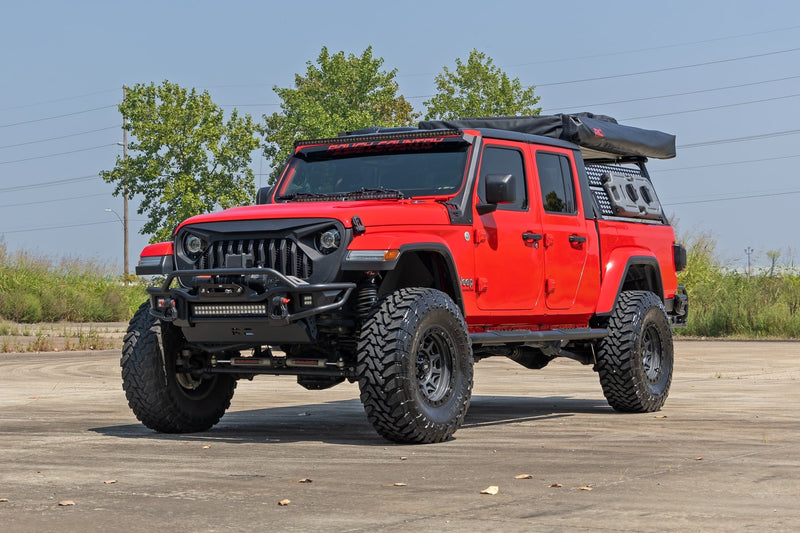 ラフカントリー オーバルナーフステップ ブラック | ジープ Gladiator JT 4WD 2020-2026