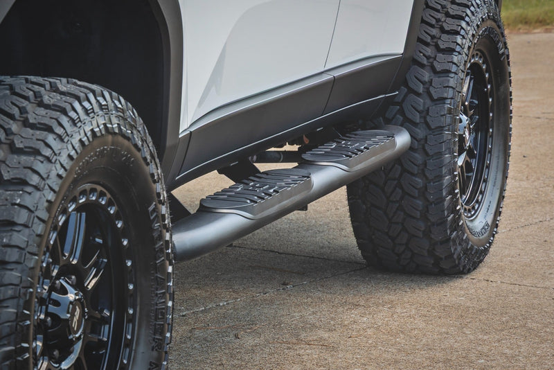 ラフカントリー オーバルナーフステップバー ブラック トヨタ Land Cruiser 4WD 2024-2026