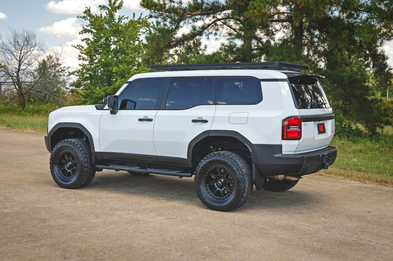 ラフカントリー オーバルナーフステップバー ブラック トヨタ Land Cruiser 4WD 2024-2026