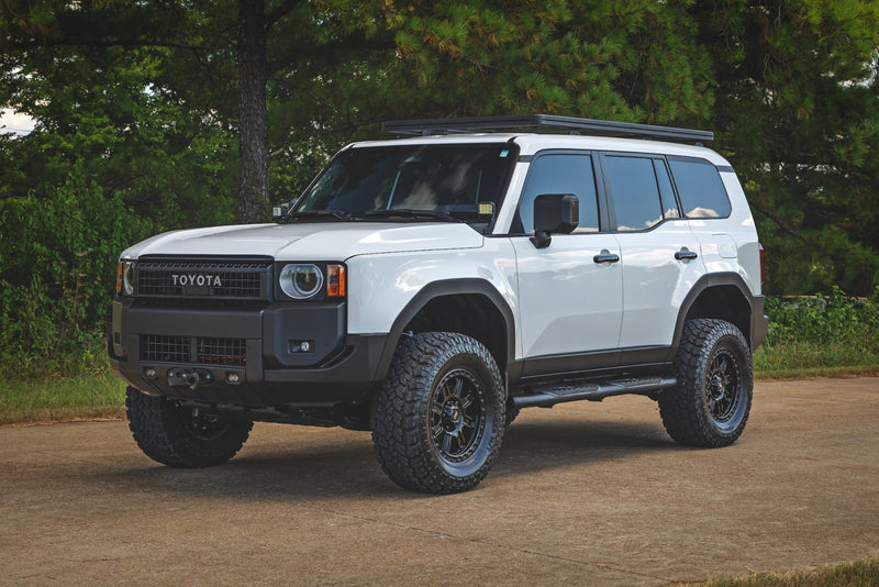 ラフカントリー オーバルナーフステップバー ブラック トヨタ Land Cruiser 4WD 2024-2026