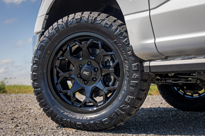 ラフカントリー 80 Series ホイール ワンピース セミグロスブラック 20x10 8x170 -19mm