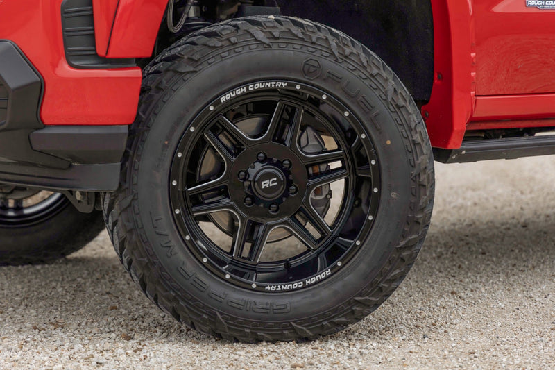 ラフカントリー 92 Series ホイール グロスブラック/マシーン 20x12 8x6.5 -44mm ワンピース