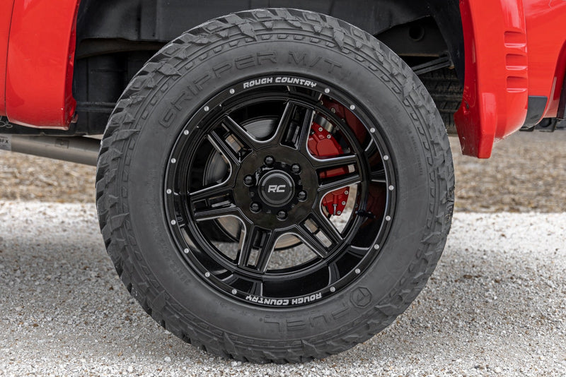 ラフカントリー 92 Series ホイール グロスブラック/マシーン 20x12 8x6.5 -44mm ワンピース