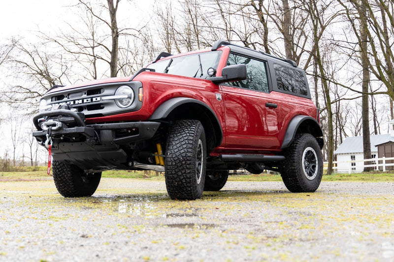 ラフカントリー オーバルナーフステップ 2ドア ブラック フォード Bronco 2021-2026