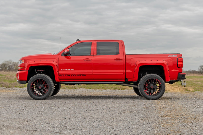 ラフカントリー OV2 ランニングボード クルーキャブ用 シボレー/GMC 1500/2500HD/3500HD (2007-2019)