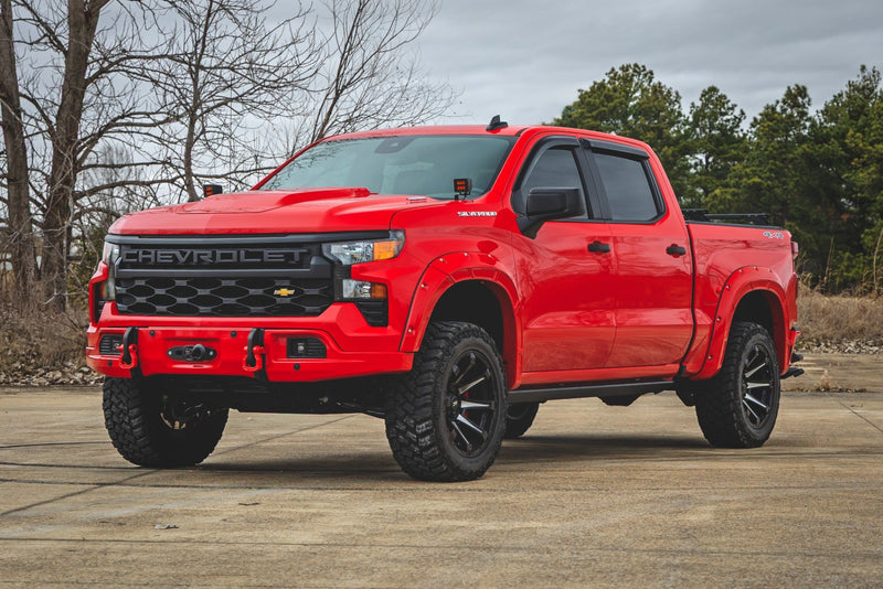 ラフカントリー HT-Series パワーランニングボード シボレー/GMC シルバラード・シエラ 1500/2500HD/3500HD 2019-2026
