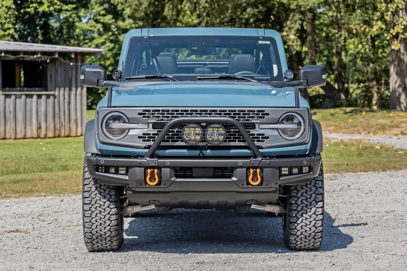 ラフカントリー Black Series Halo LED ライト 2個セット 6.5インチ ラウンド ホワイト/アンバーDRL