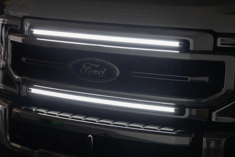 ラフカントリー グリルマウント LEDライトキット 30インチ DRL フォード F-250/F-350 Super Duty (2017-2022)