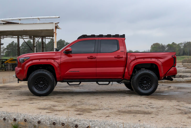 ラフカントリー トヨタ タコマ 2WD/4WD ルーフラック + 40インチ ブラックLEDライトバー (2024-2026)