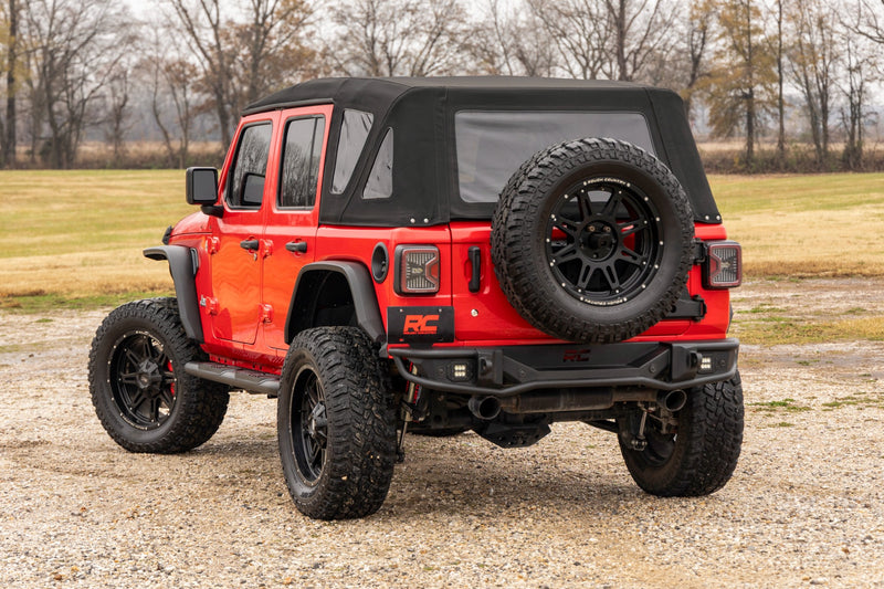 ラフカントリー オーバルナーフステップ 4ドア ブラック | ジープ ラングラー Unlimited 4WD 2019-2026