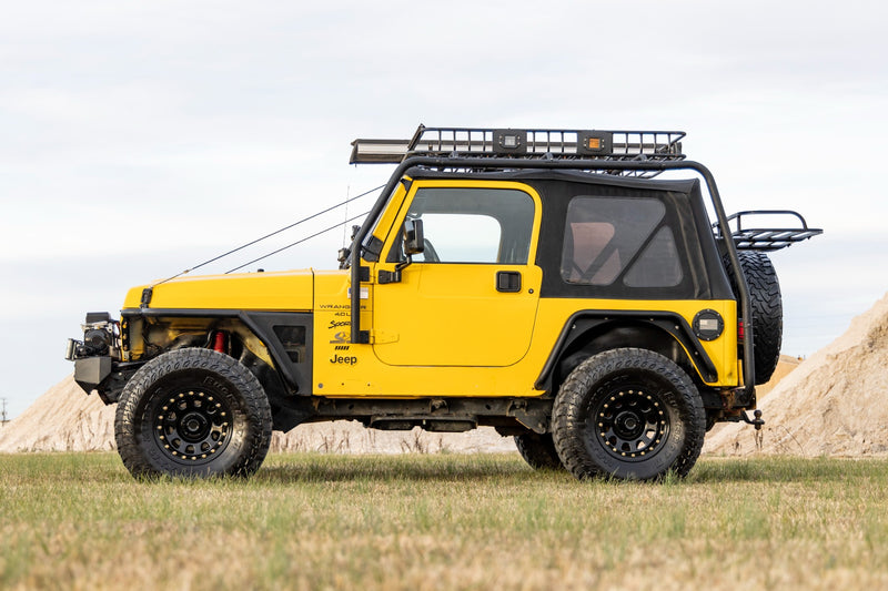 ラフカントリー スチール シミュレーテッドビードロックホイール ブラック 15x8 5x4.5 オフセット-19