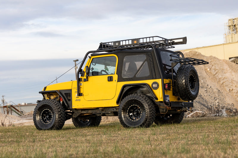 ラフカントリー スチール シミュレーテッドビードロックホイール ブラック 15x8 5x4.5 オフセット-19