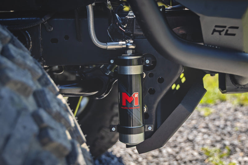 ラフカントリー M1R モノチューブ フロントショック 外部リザーバー付き 3-4インチリフト ジープ グラディエーター JT 4WD 2020-2026