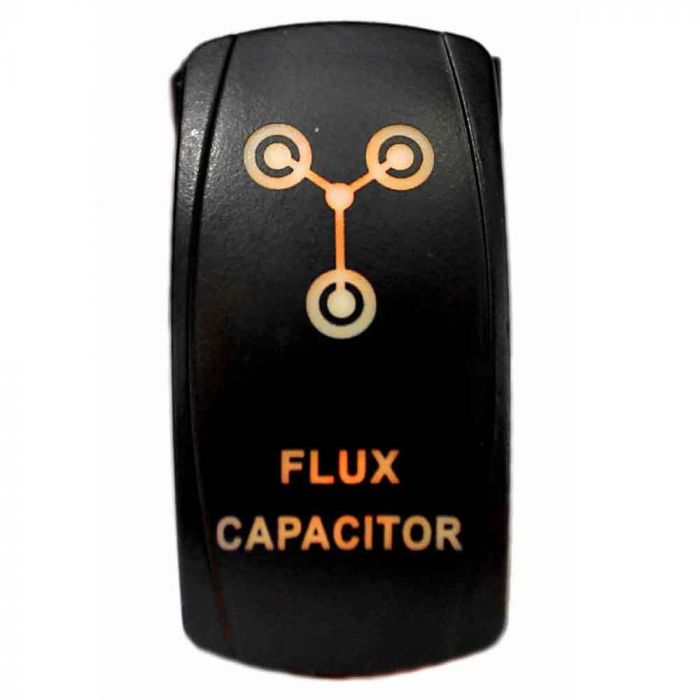 Quake LED ロッカースイッチ Flux Capacitor 2ウェイ 5ピン アンバー