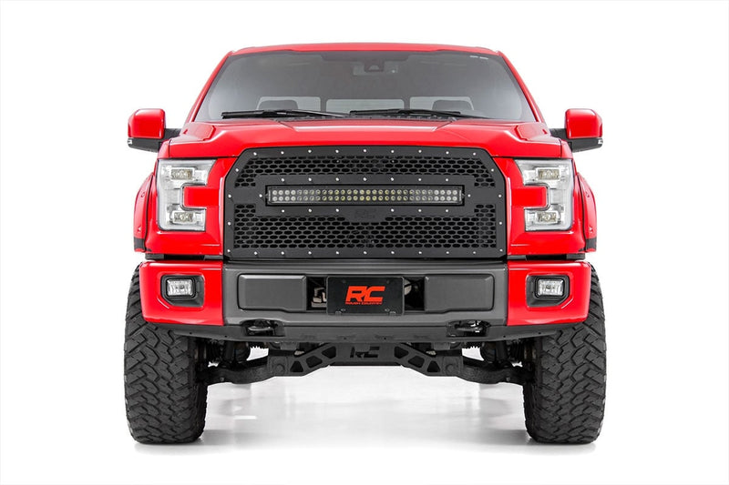 ラフカントリー メッシュグリルキット LEDライトバー付き | フォード F-150 2WD/4WD 2015-2017