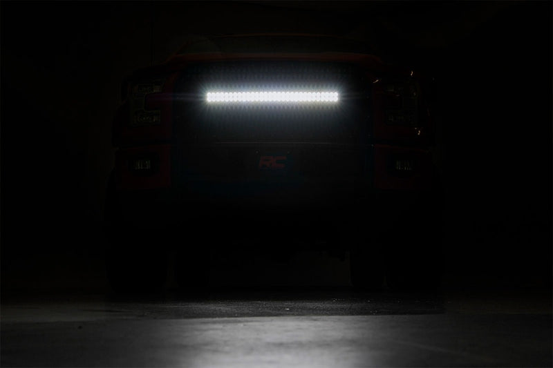 ラフカントリー 30インチ カーブド デュアルロー CREE LEDライトバー ブラック クールホワイトDRL