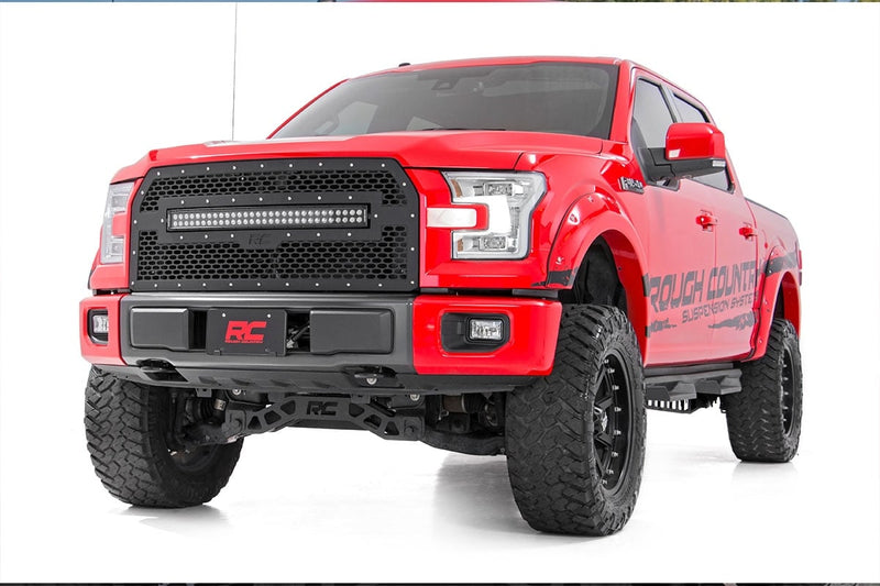 ラフカントリー メッシュグリルキット LEDライトバー付き | フォード F-150 2WD/4WD 2015-2017