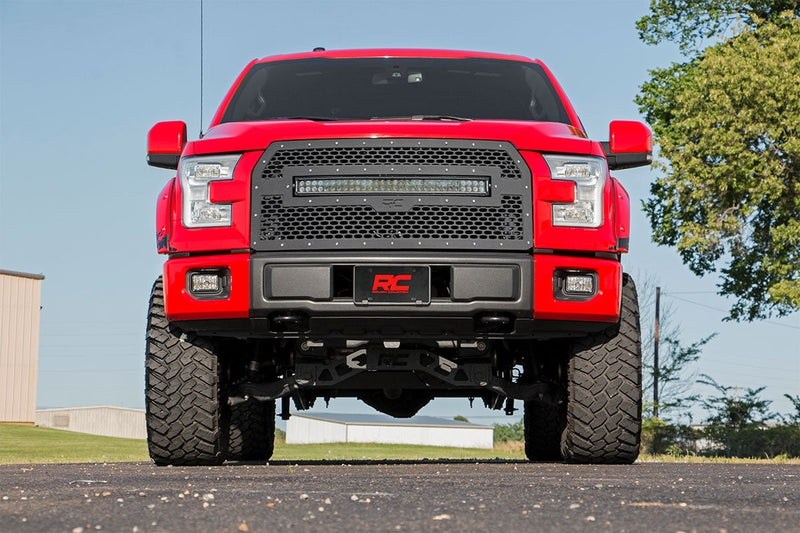 ラフカントリー メッシュグリルキット LEDライトバー付き | フォード F-150 2WD/4WD 2015-2017
