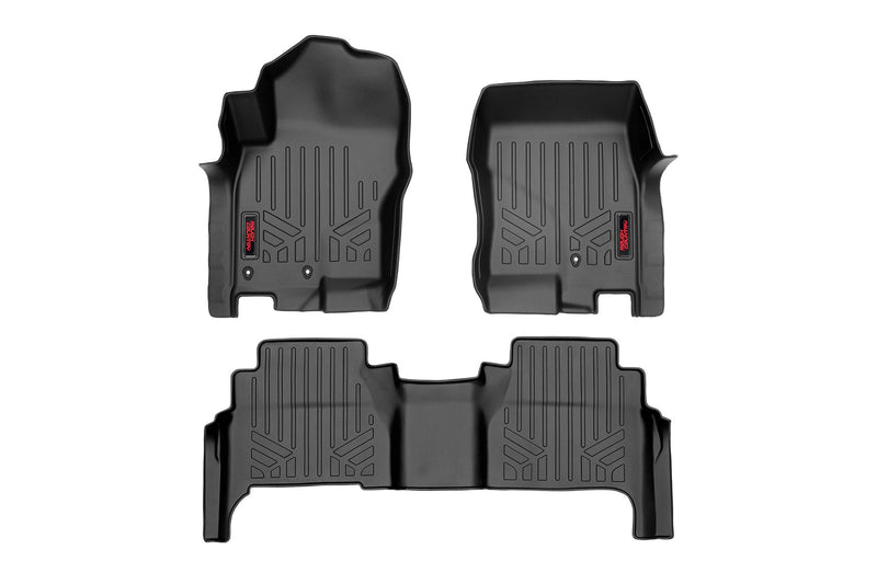 ラフカントリー Floor Armor フロアマット 前後セット クルーキャブ ニッサン Frontier 2WD/4WD 2008-2021