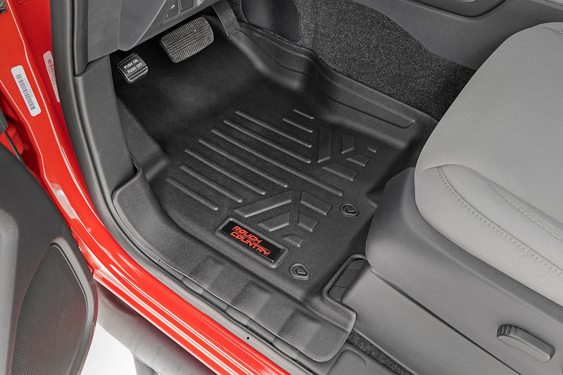 ラフカントリー Floor Armor フロアマット 前後セット クルーキャブ ニッサン Frontier 2WD/4WD 2008-2021