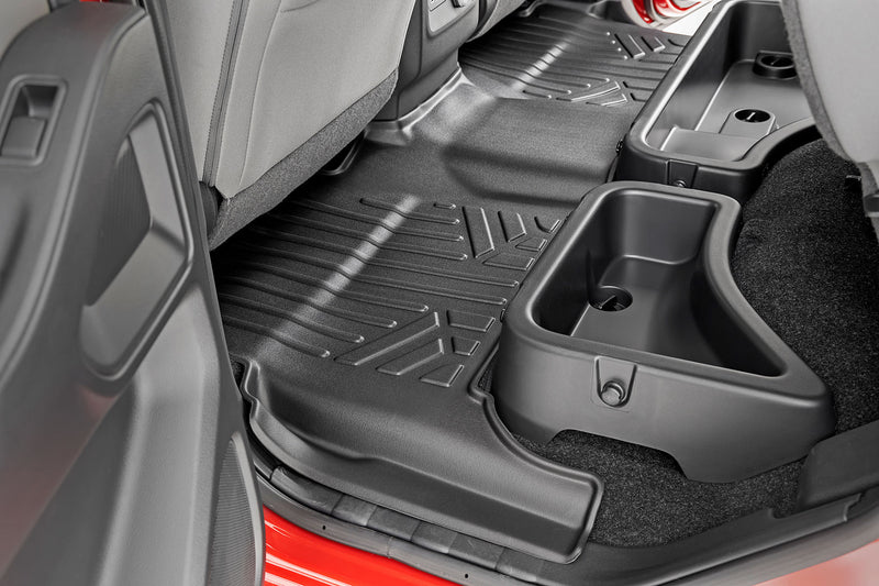 ラフカントリー Floor Armor フロアマット 前後セット クルーキャブ ニッサン Frontier 2WD/4WD 2008-2021