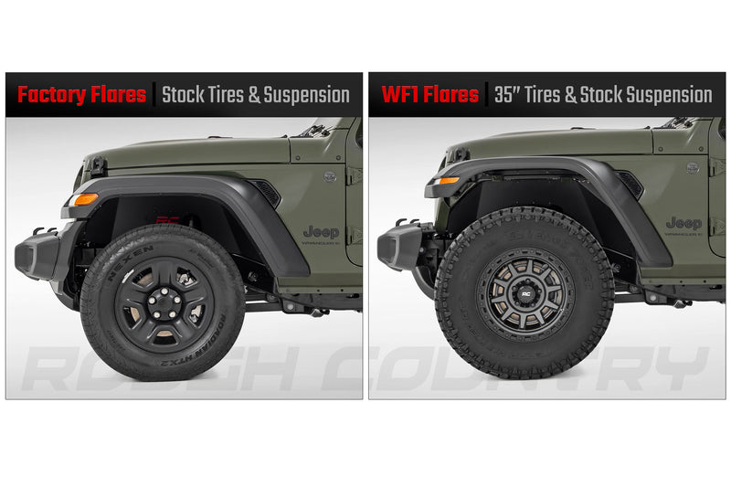 ラフカントリー WF1 フェンダーフレア ジープ グラディエーター JT 4WD 2020-2025