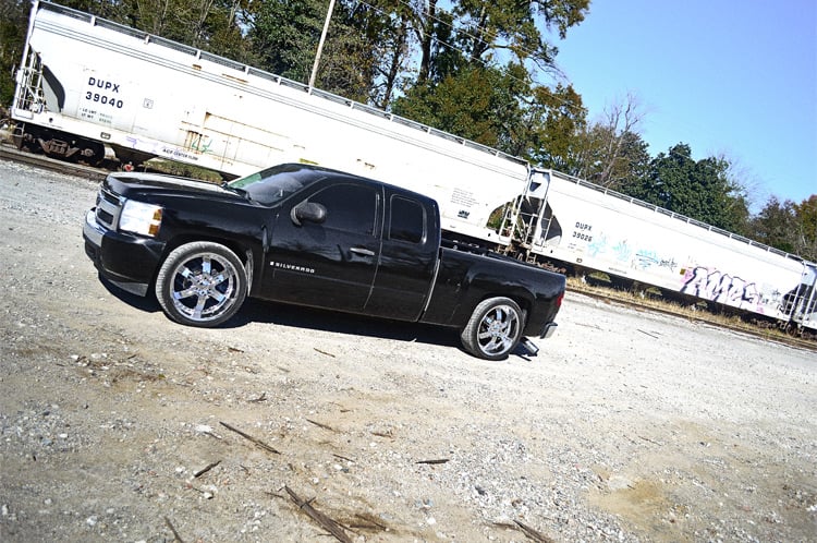 ラフカントリー ローダウンキット スピンドル式 フロント2"/リア4" シボレー/GMC 1500 (2007-2014)