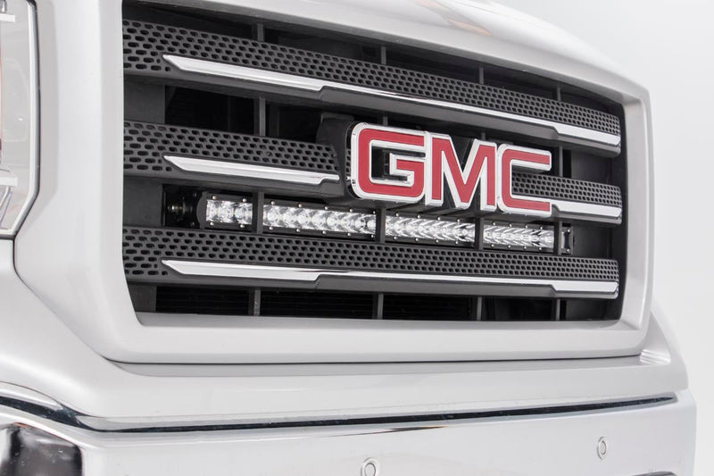 ラフカントリー 30インチ シングルロー LEDライトキット グリル裏マウント クロム | シボレー/GMC 1500 (2014-2019)